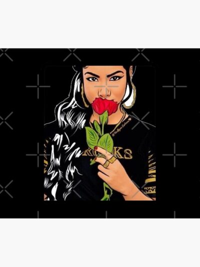 Jhene Aiko With Rose Tapestry Official Jhene Aiko Merch