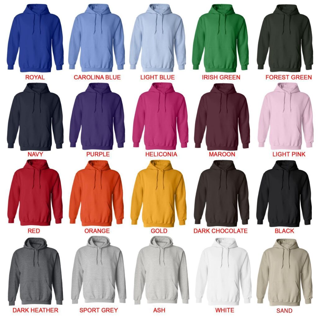 hoodie color chart 1 - Jhene Aiko Shop