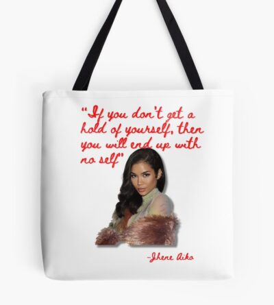 Jhene Aiko ("Sailing Not Selling Lyrics) Tote Bag Official Jhene Aiko Merch