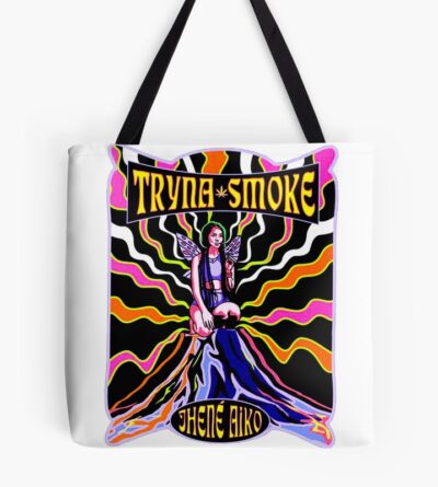 Jhene Aiko Tryna Smoke Tote Bag Official Jhene Aiko Merch