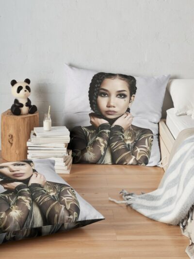 Album - Jhene Aiko Throw Pillow Official Jhene Aiko Merch