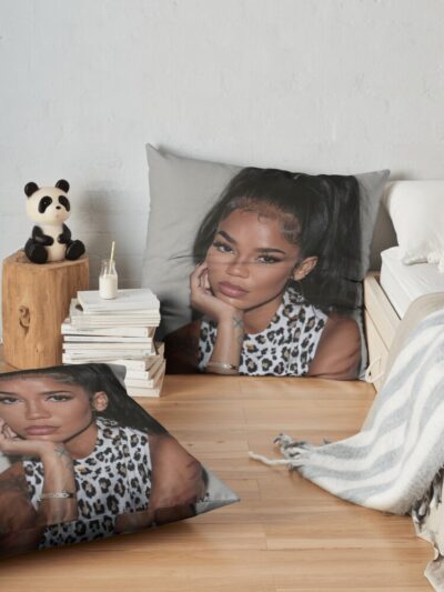 Jhene Aiko - Poster Throw Pillow Official Jhene Aiko Merch