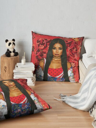 Jhene Throw Pillow Official Jhene Aiko Merch