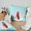 Jhene Aiko Calm And Patient Throw Pillow Official Jhene Aiko Merch