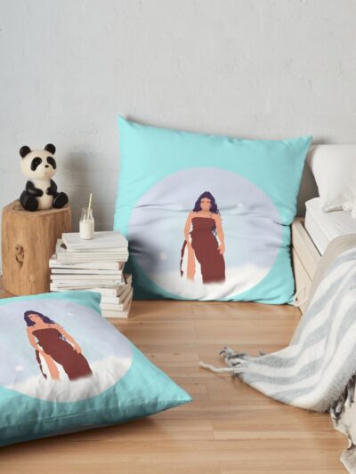 Jhene Aiko Calm And Patient Throw Pillow Official Jhene Aiko Merch