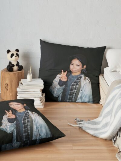 Jhene Aiko Print Throw Pillow Official Jhene Aiko Merch