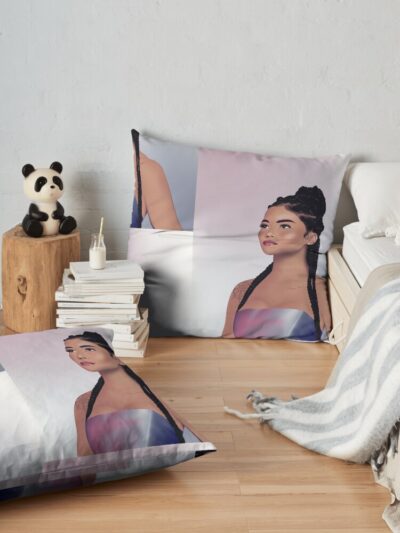 Jhene Aiko Throw Pillow Official Jhene Aiko Merch