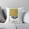 Jhene Aiko Trip Album Print Throw Pillow Official Jhene Aiko Merch