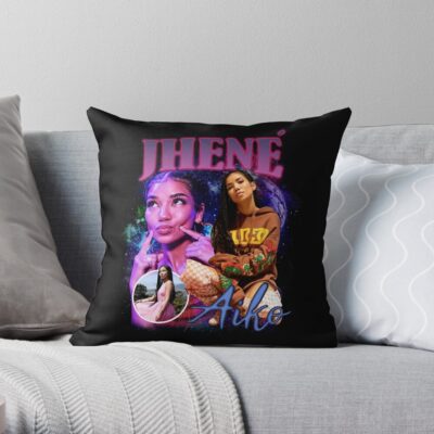 Jhene Aiko Jhene Aiko Vintage 90S Throw Pillow Official Jhene Aiko Merch