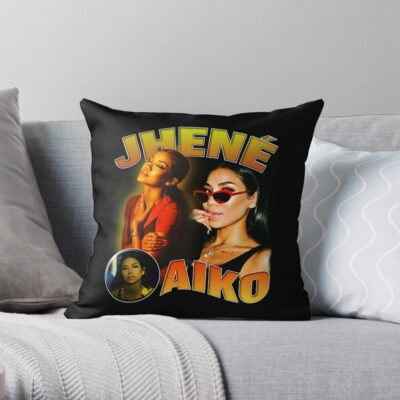 Jhene Aiko Bootleg Shirt Throw Pillow Official Jhene Aiko Merch