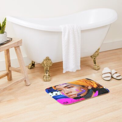 Colorful Of Aikos Chilombos Bath Mat Official Jhene Aiko Merch