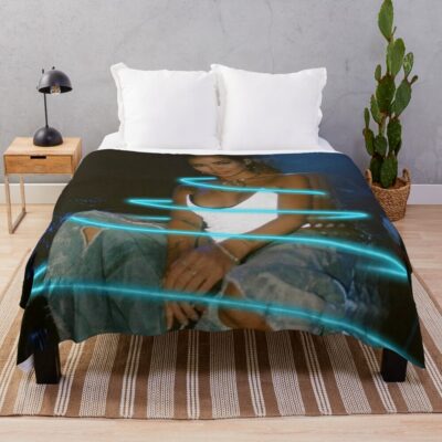 Jhene Swirl Throw Blanket Official Jhene Aiko Merch