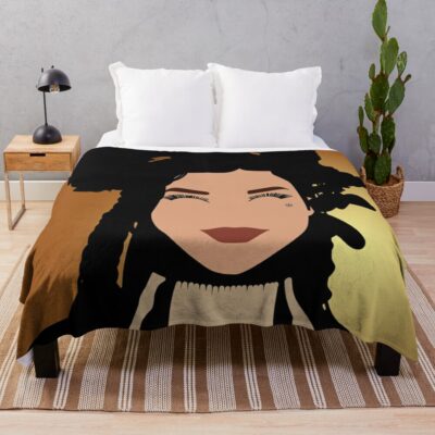 Chilombo Jhene Aiko Throw Blanket Official Jhene Aiko Merch