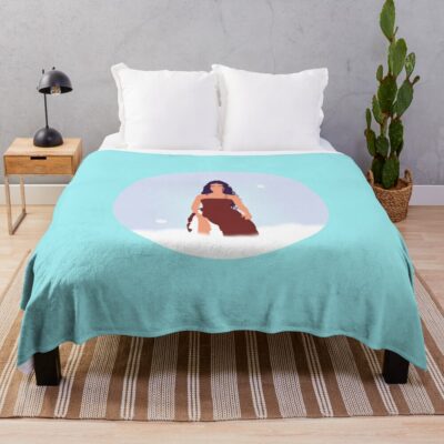 Jhene Aiko Calm And Patient Throw Blanket Official Jhene Aiko Merch