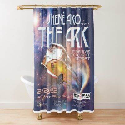 Copy Of Fliying Rainbow Woman Art Paper Shower Curtain Official Jhene Aiko Merch