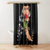 Jhene Aiko With Rose Shower Curtain Official Jhene Aiko Merch