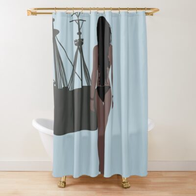 Jhene Aiko Sail Out Shower Curtain Official Jhene Aiko Merch