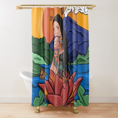 Summer Shower Curtain Official Jhene Aiko Merch